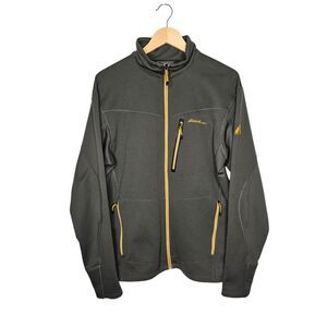 EDDIE BAUER First Ascent Jacket Men's Large Greenish Gray Full Zip Lightweight